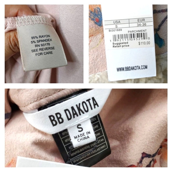 🅴 BB Dakota Pink Groundbreaker Reversible Sherpa Vest - Picture 4 of 5